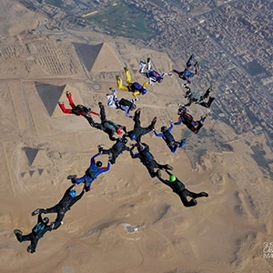 Skydiving Adventures in egypt